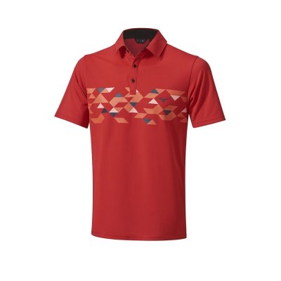 Camisa Polo Mizuno Checker Shirt Hombre - Rojos - Chile M561XYNKAE